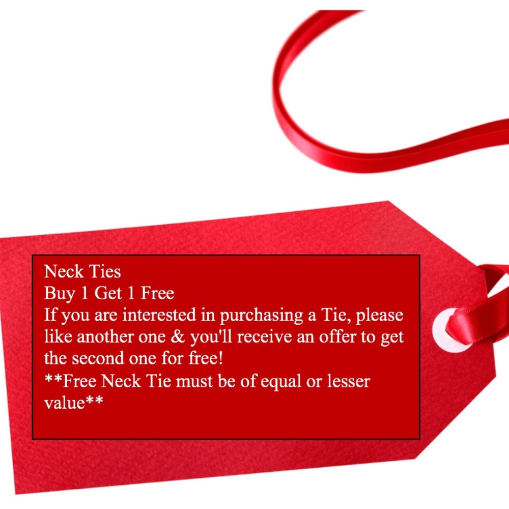 ****Neck Ties Buy 1 Get 1 Free****